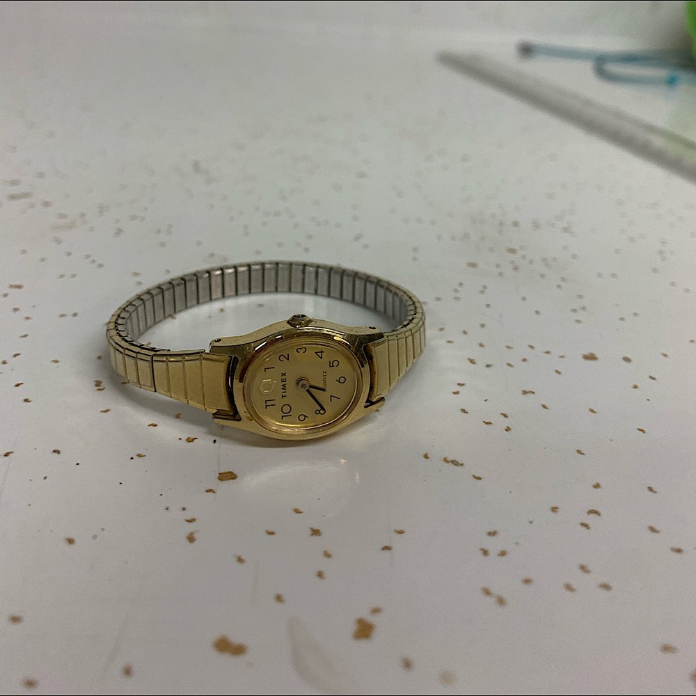 Vintage Timex gold tone.